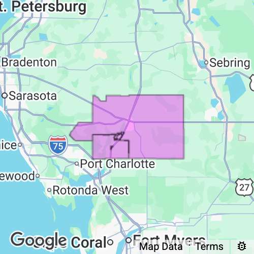 Desoto County Florida real estate agent mailing area