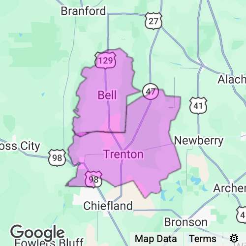 Gilchrist County Florida real estate agent mailing area