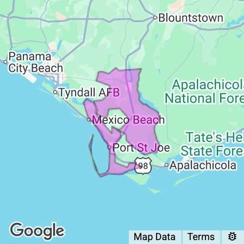 Gulf County Florida real estate agent mailing area
