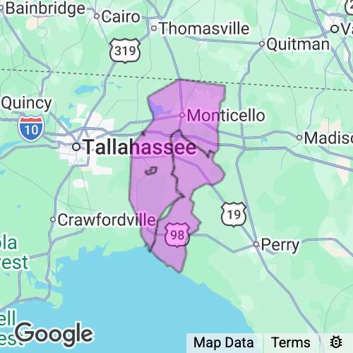 Jefferson County Florida real estate agent mailing area