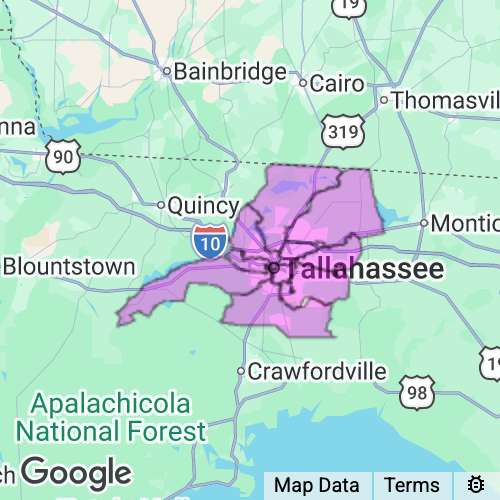 Leon County Florida real estate agent mailing area