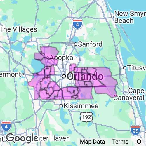 Orange County (Outer) Florida real estate agent mailing area