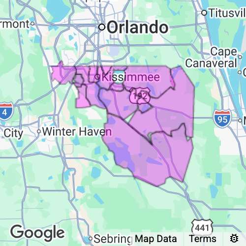 Osceola County Florida real estate agent mailing area
