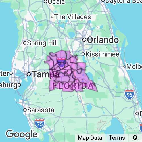Polk County Florida real estate agent mailing area