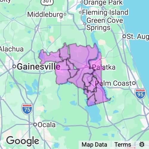 Putnam County Florida real estate agent mailing area