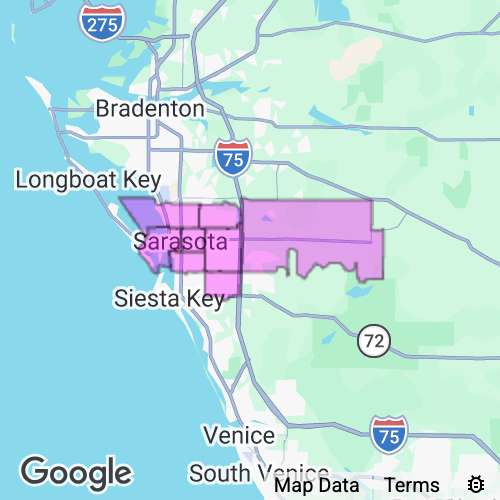 Sarasota County (North) Florida real estate agent mailing area