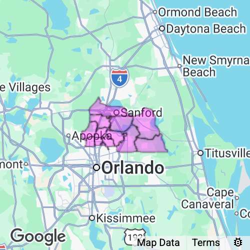 Seminole County Florida real estate agent mailing area