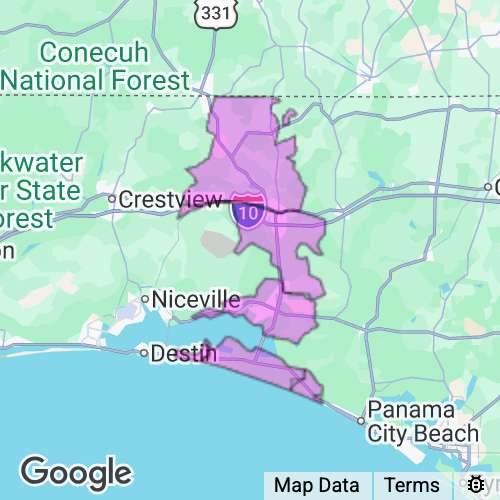Walton County Florida real estate agent mailing area