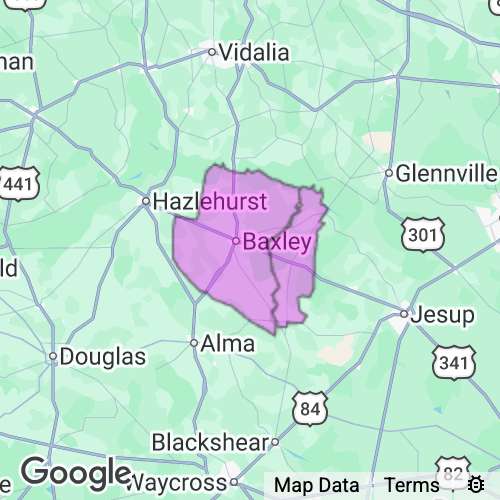 Appling County Georgia real estate agent mailing area