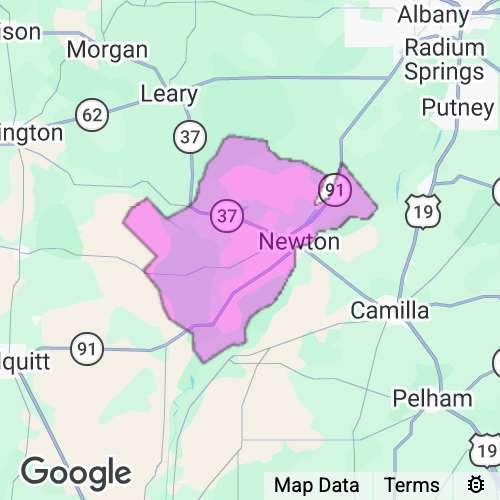 Baker County Georgia real estate agent mailing area