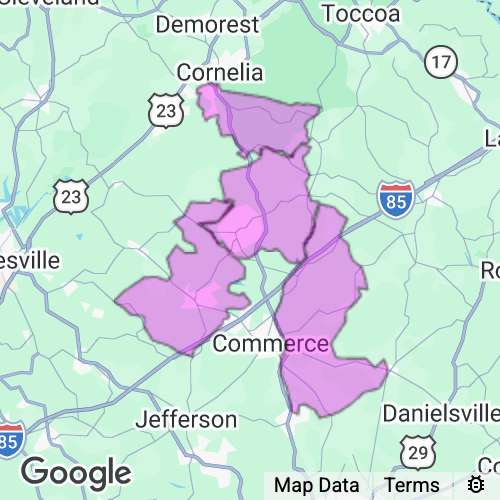 Banks County Georgia real estate agent mailing area