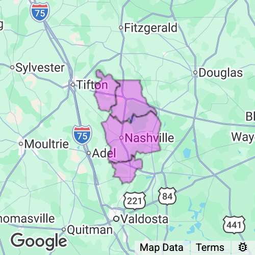 Berrien County Georgia real estate agent mailing area