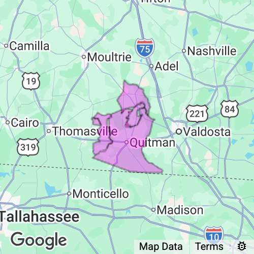 Brooks County Georgia real estate agent mailing area