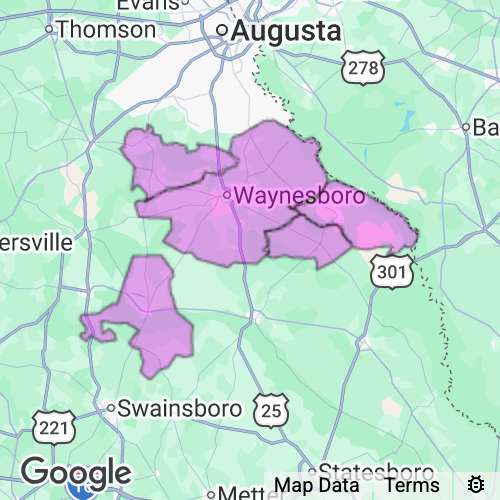 Burke County Georgia real estate agent mailing area