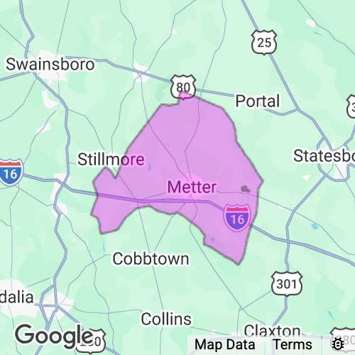 Candler County Georgia real estate agent mailing area