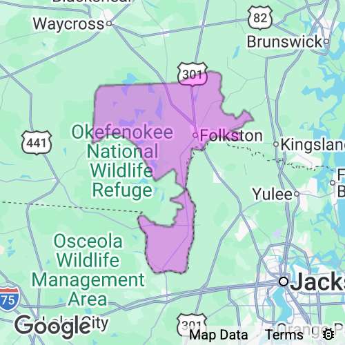 Charlton County Georgia real estate agent mailing area