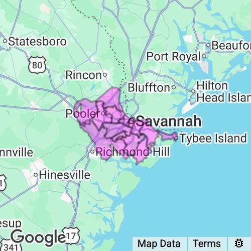 Chatham County Georgia real estate agent mailing area