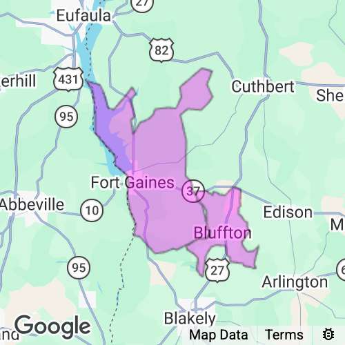 Clay County Georgia real estate agent mailing area