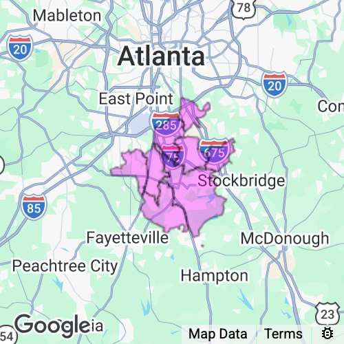 Clayton County Georgia real estate agent mailing area