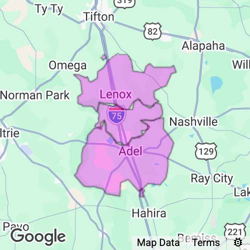Cook County Georgia real estate agent mailing area