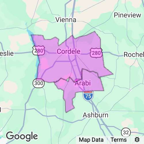 Crisp County Georgia real estate agent mailing area