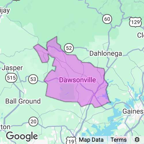 Dawson County Georgia real estate agent mailing area