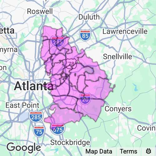 Dekalb County Georgia real estate agent mailing area