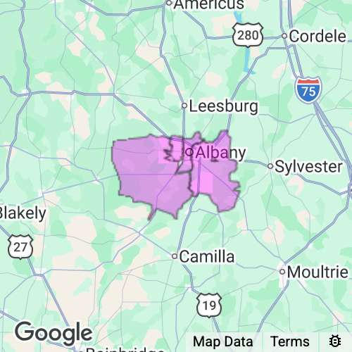 Dougherty County Georgia real estate agent mailing area