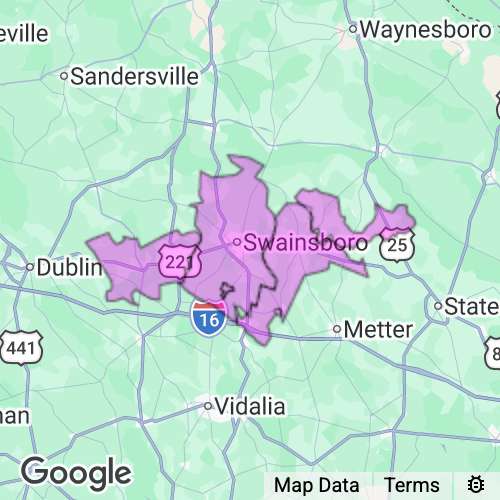 Emanuel County Georgia real estate agent mailing area