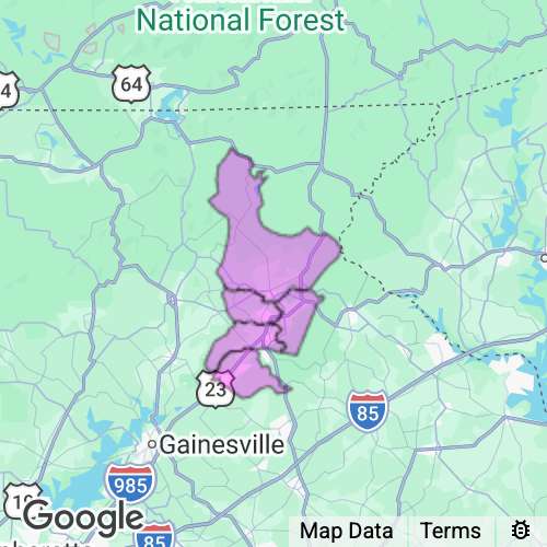 Habersham County Georgia real estate agent mailing area