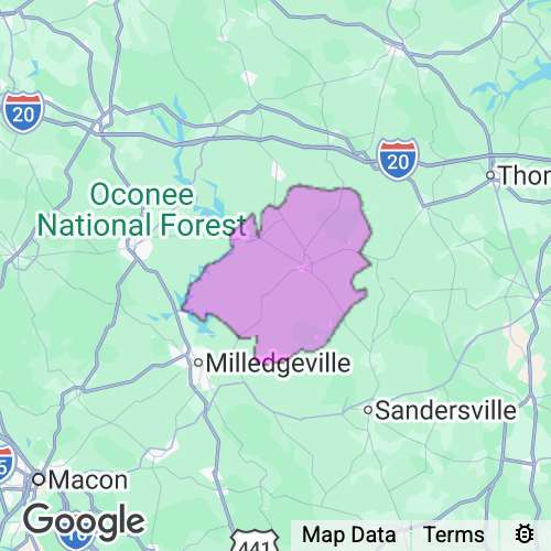Hancock County Georgia real estate agent mailing area