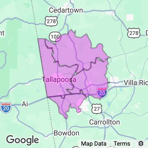Haralson County Georgia real estate agent mailing area