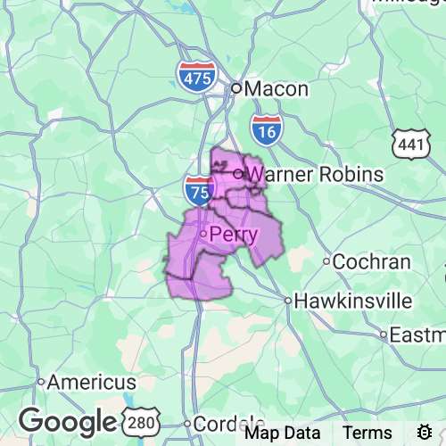 Houston County Georgia real estate agent mailing area