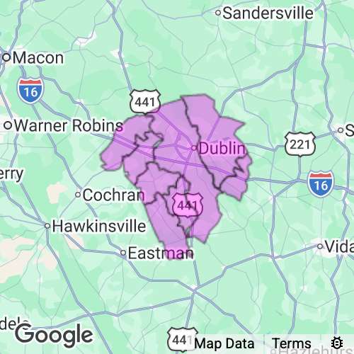 Laurens County Georgia real estate agent mailing area