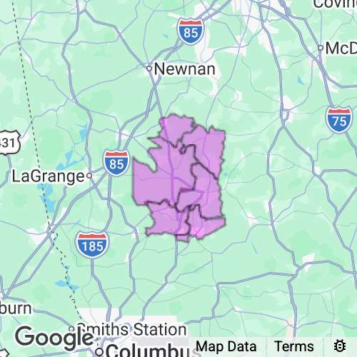 Meriwether County Georgia real estate agent mailing area