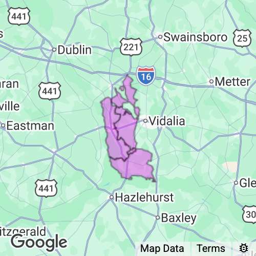 Montgomery County Georgia real estate agent mailing area