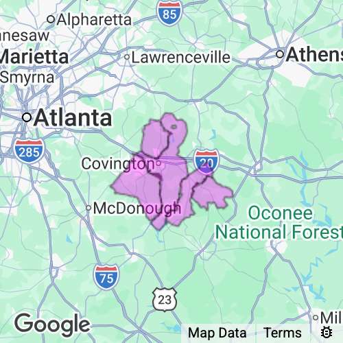 Newton County Georgia real estate agent mailing area