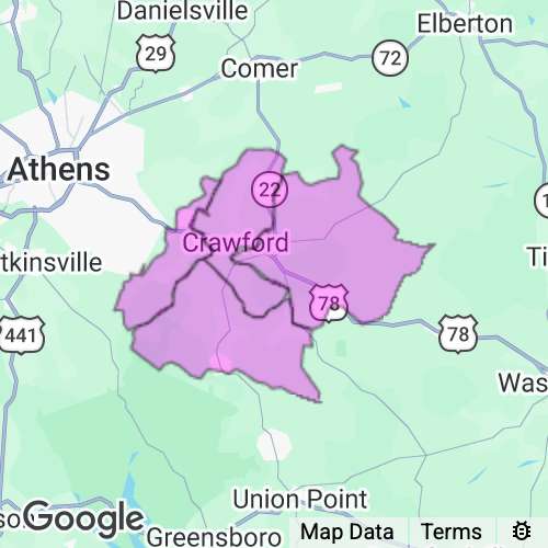 Oglethorpe County Georgia real estate agent mailing area