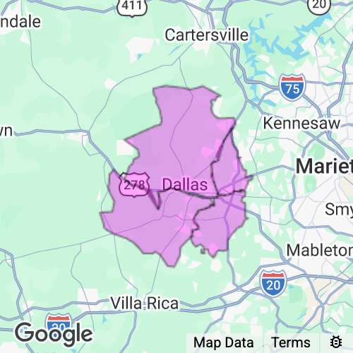 Paulding County Georgia real estate agent mailing area