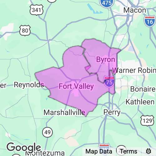 Peach County Georgia real estate agent mailing area