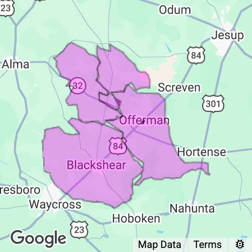 Pierce County Georgia real estate agent mailing area