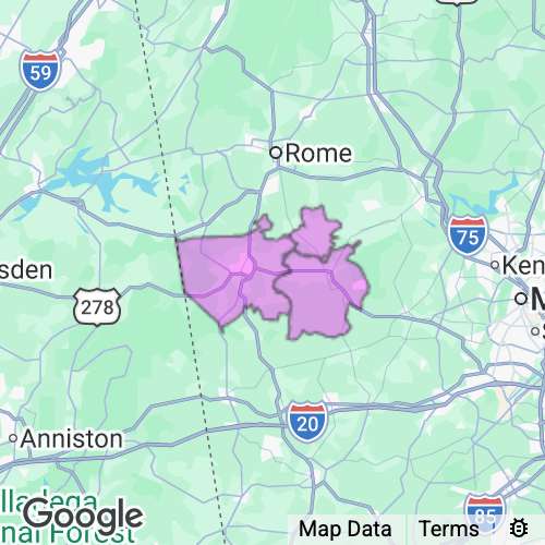 Polk County Georgia real estate agent mailing area