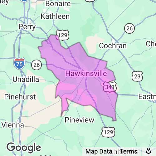 Pulaski County Georgia real estate agent mailing area