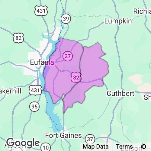 Quitman County Georgia real estate agent mailing area