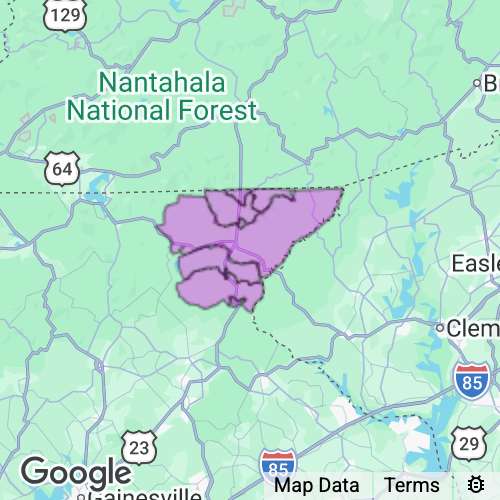 Rabun County Georgia real estate agent mailing area