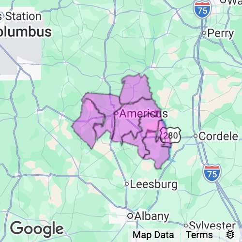 Sumter County Georgia real estate agent mailing area
