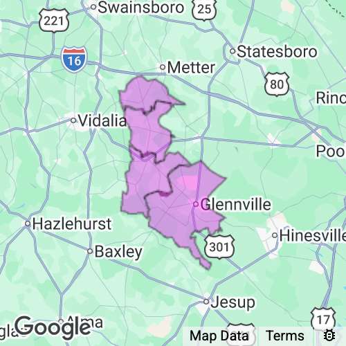 Tattnall County Georgia real estate agent mailing area