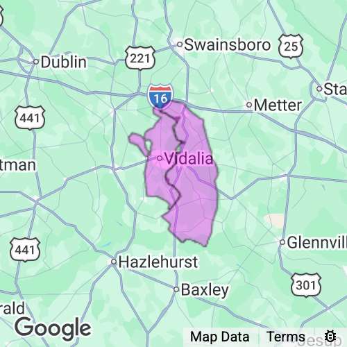 Toombs County Georgia real estate agent mailing area