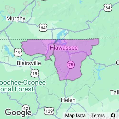 Towns County Georgia real estate agent mailing area