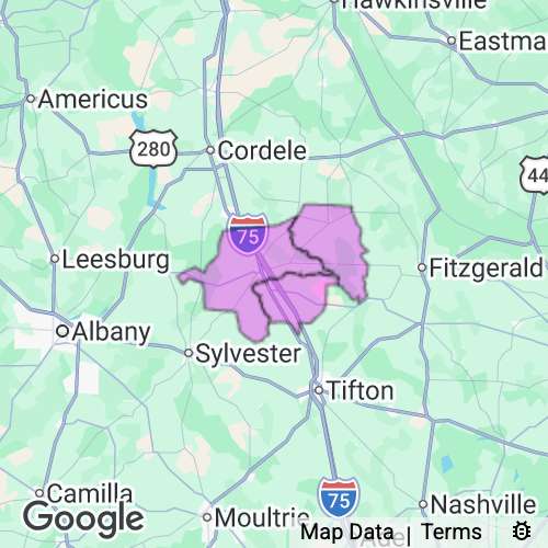 Turner County Georgia real estate agent mailing area
